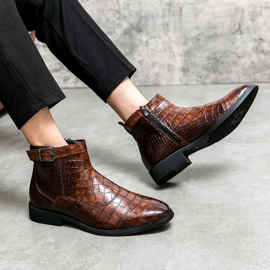 Bottines en Cuir Haut de Gamme pour Homme modèle Kensington