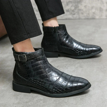 Bottines en Cuir Haut de Gamme pour Homme modèle Kensington