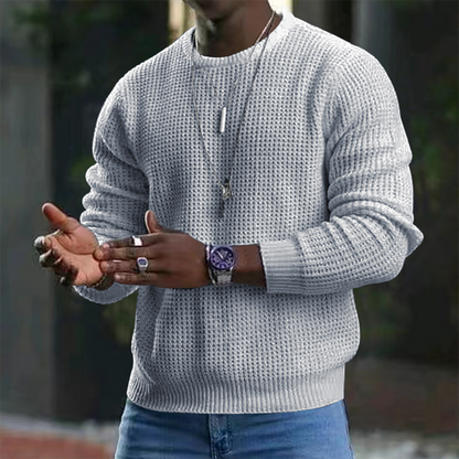 Pull-over en laine mérinos luxueuse pour homme - Élégance et confort absolus