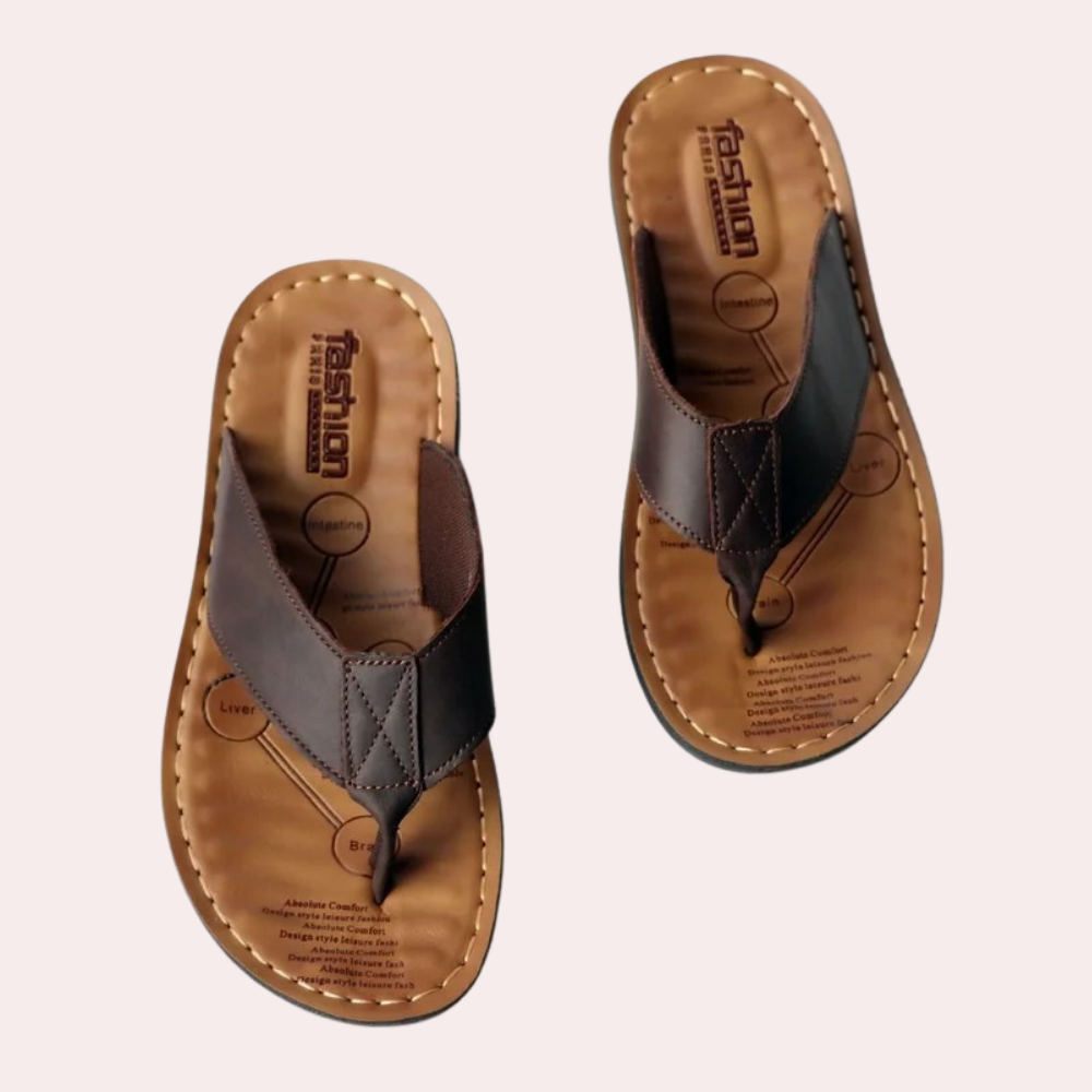 Valentino Chaussons en Cuir Haut de Gamme pour Hommes