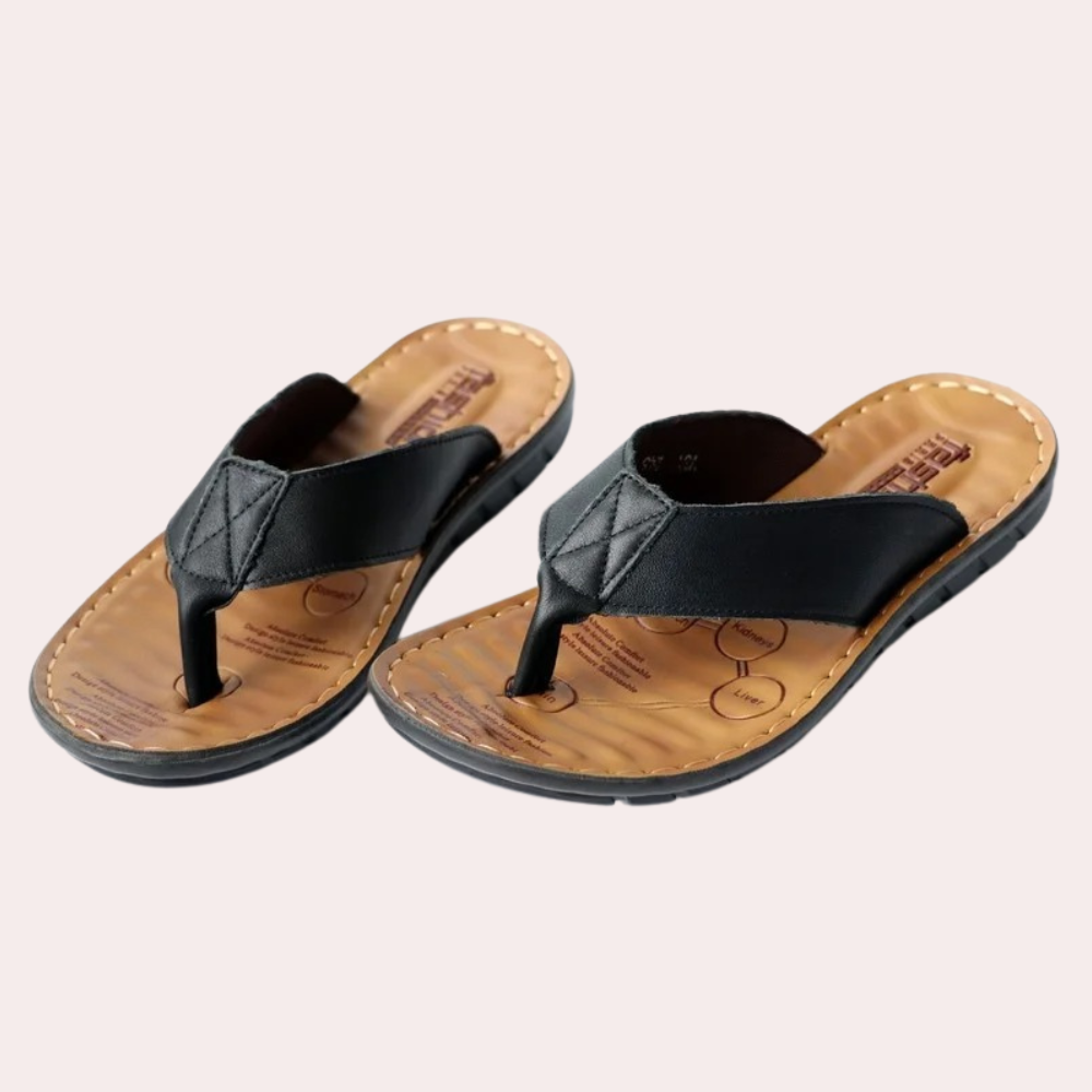 Valentino Chaussons en Cuir Haut de Gamme pour Hommes