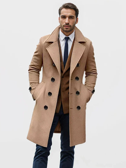 Manteau en laine raffiné pour homme pour l'hiver par Maison Montclair