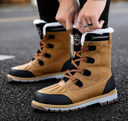 Riviera - Bottines d'hiver pour hommes imperméables et thermo-isolées