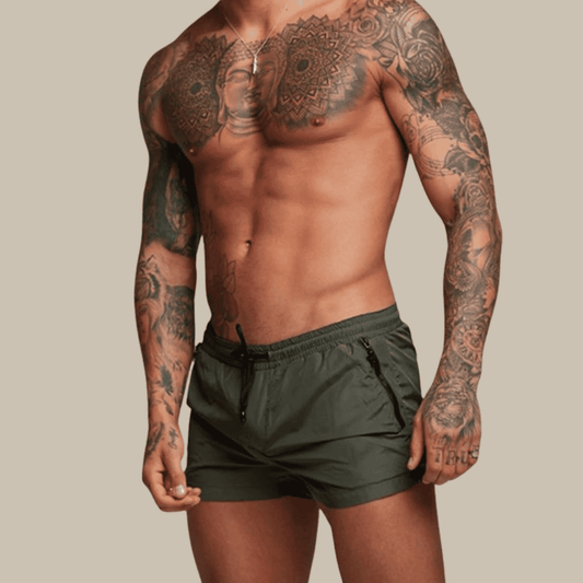 Nautisca Slip de bain homme séchage rapide avec poche zippée premium
