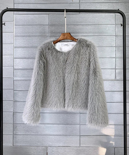Manteau Luxe en Fourrure Douce by Étoile Noire