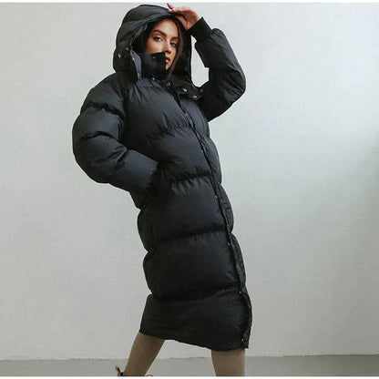 Luxe Hiver - Manteau long en laine épaisse et confortable
