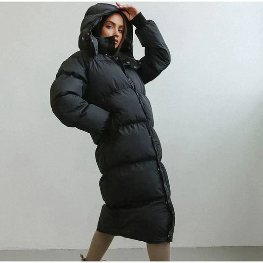 Luxe Hiver - Manteau long en laine épaisse et confortable