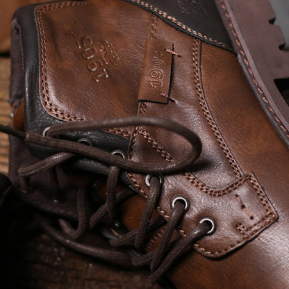 Édition Prestige - Bottines en Cuir Authentique pour Homme
