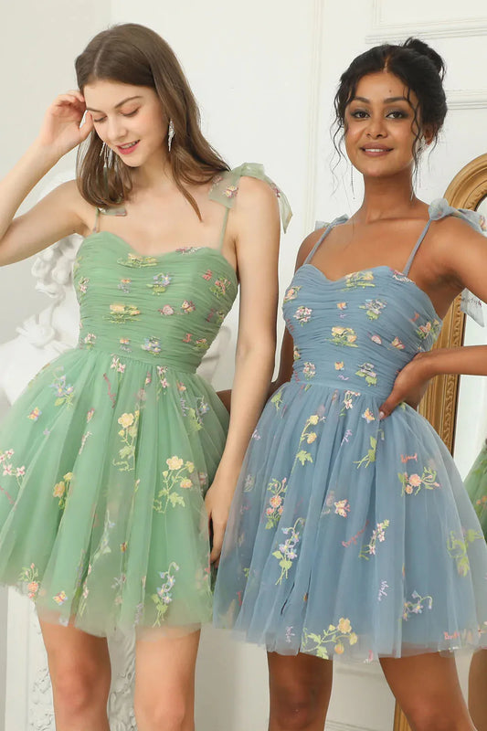 Sophia Couture - Robe de soirée élégante en tulle ornée de broderies raffinées