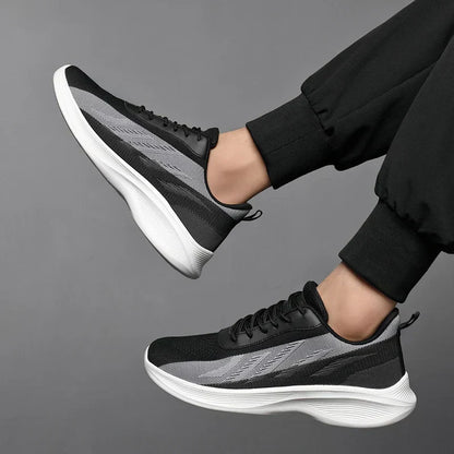 Chaussures de sport pour hommes en mesh léger et respirant