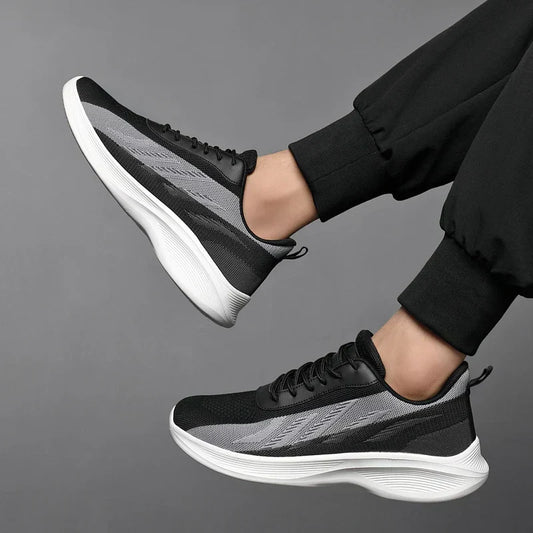 Chaussures de sport pour hommes en mesh léger et respirant
