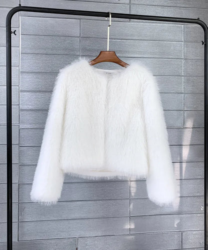 Manteau Luxe en Fourrure Douce by Étoile Noire