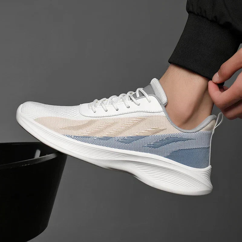 Chaussures de sport pour hommes en mesh léger et respirant