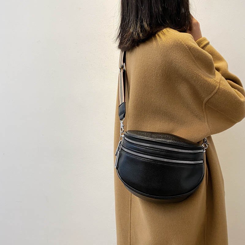 Sac à bandoulière Élégance Noire