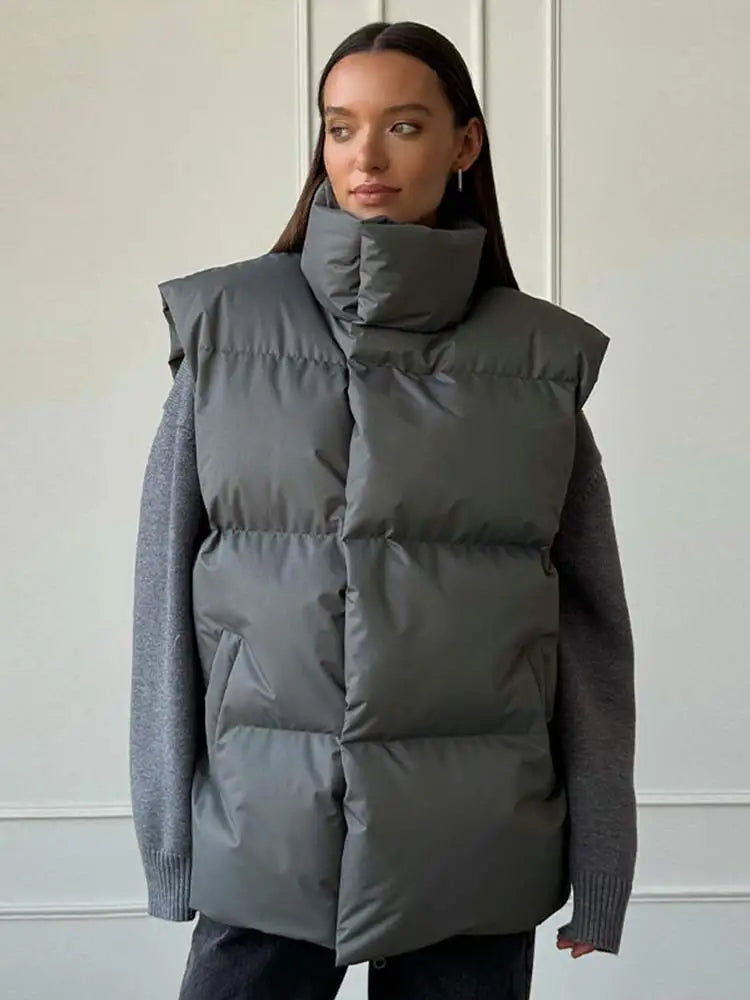 Veste en duvet de luxe Parisienne - Doudoune et gilet en plumage