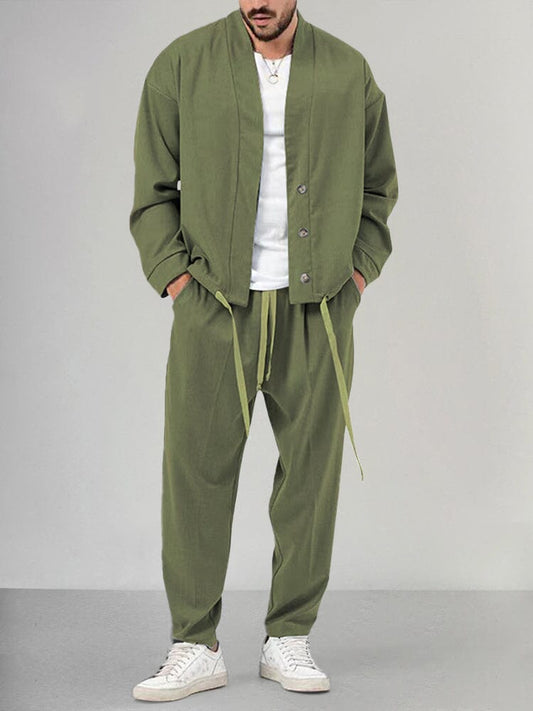 Ensemble Lounge Élégance 2 Pièces Homme Haut de Gamme