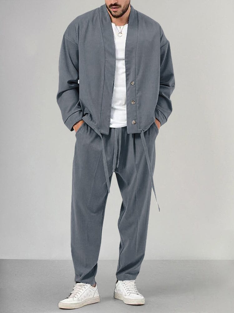 Ensemble Lounge Élégance 2 Pièces Homme Haut de Gamme