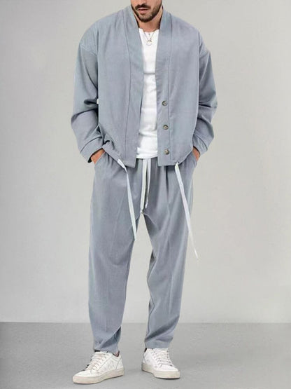 Ensemble Lounge Élégance 2 Pièces Homme Haut de Gamme