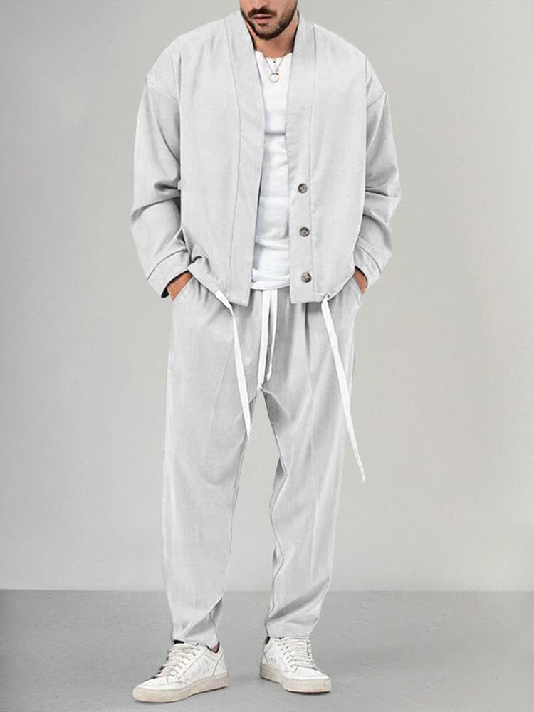Ensemble Lounge Élégance 2 Pièces Homme Haut de Gamme