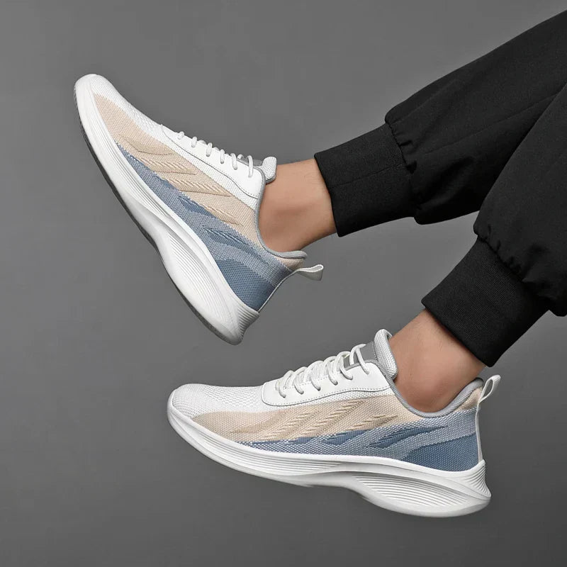 Chaussures de sport pour hommes en mesh léger et respirant