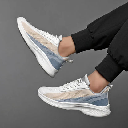 Chaussures de sport pour hommes en mesh léger et respirant