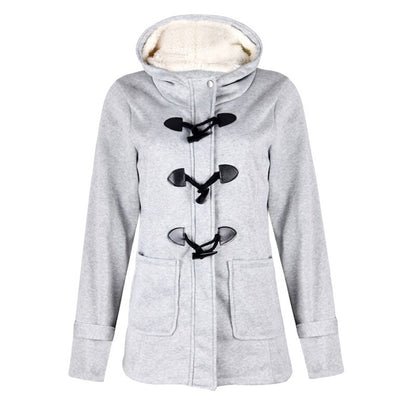 Manteau d'hiver longue durée à capuche pour femmes – Collection Élégance Nordique
