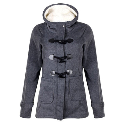 Manteau d'hiver longue durée à capuche pour femmes – Collection Élégance Nordique