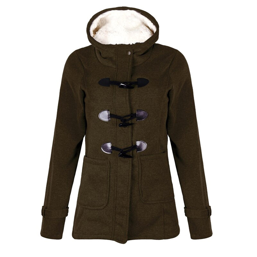 Manteau d'hiver longue durée à capuche pour femmes – Collection Élégance Nordique