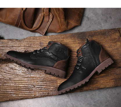 Édition Prestige - Bottines en Cuir Authentique pour Homme