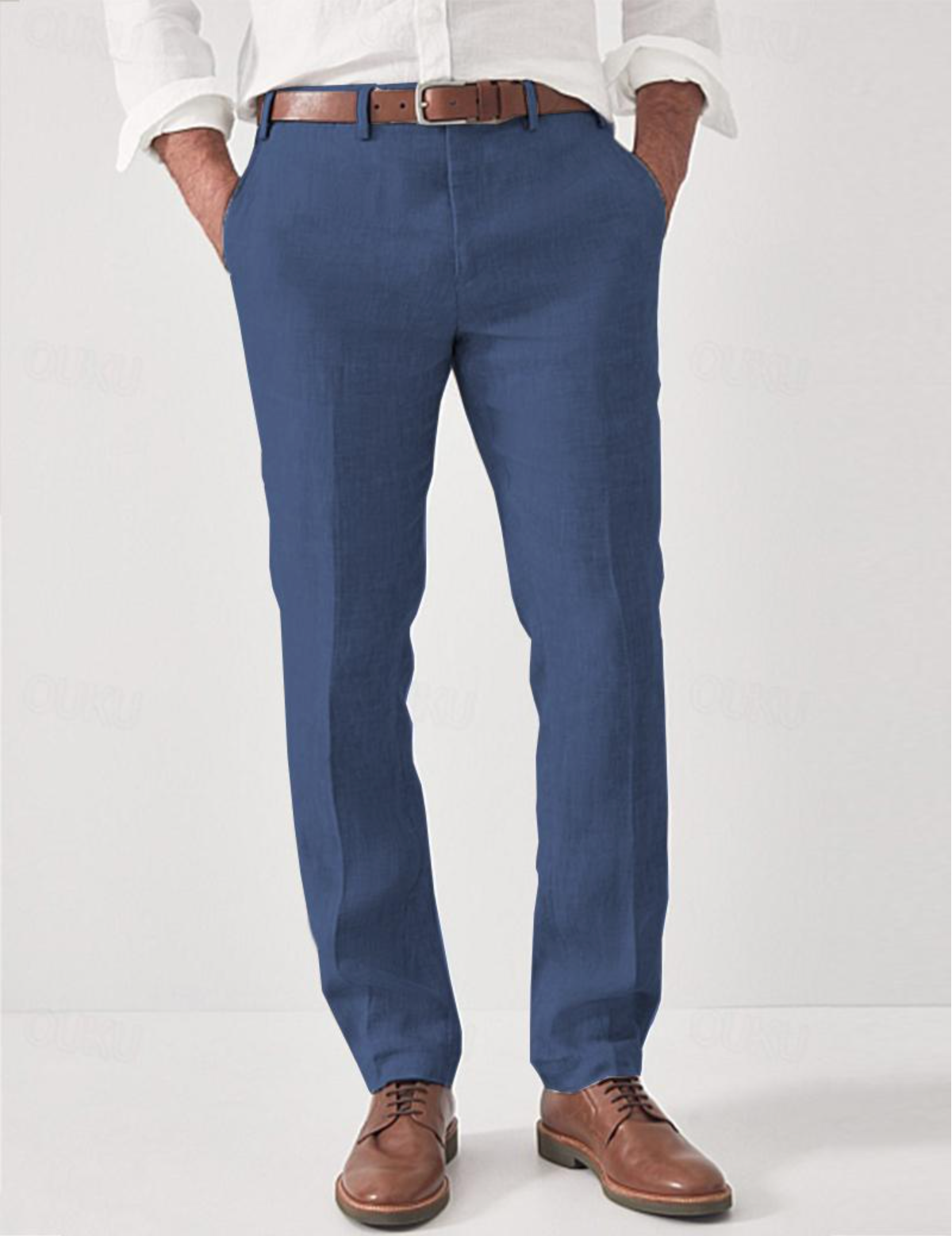 Nolane - Pantalon en lin raffiné et élégant pour homme