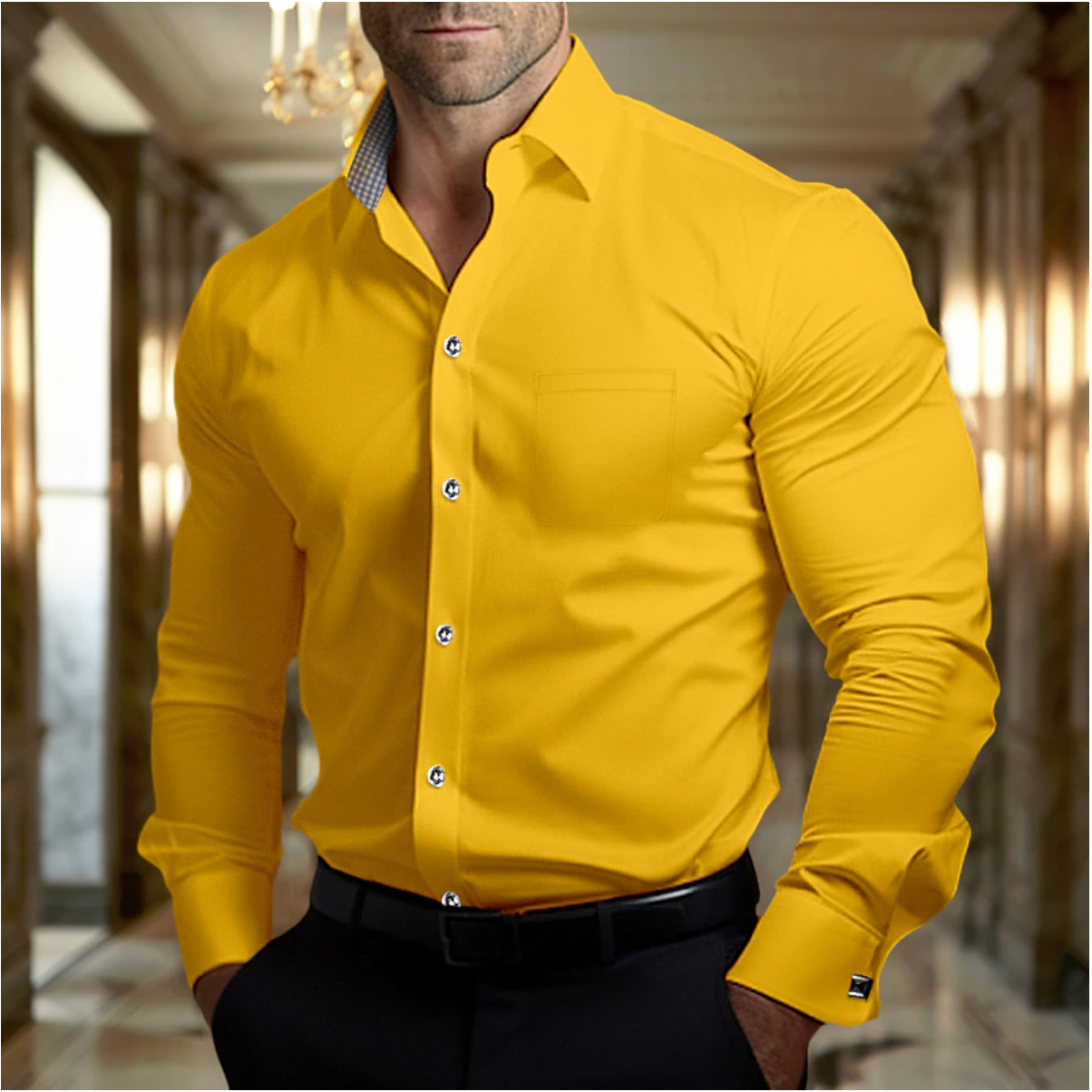 Chemise Couture Précieuse pour Homme by Légende Tailleur