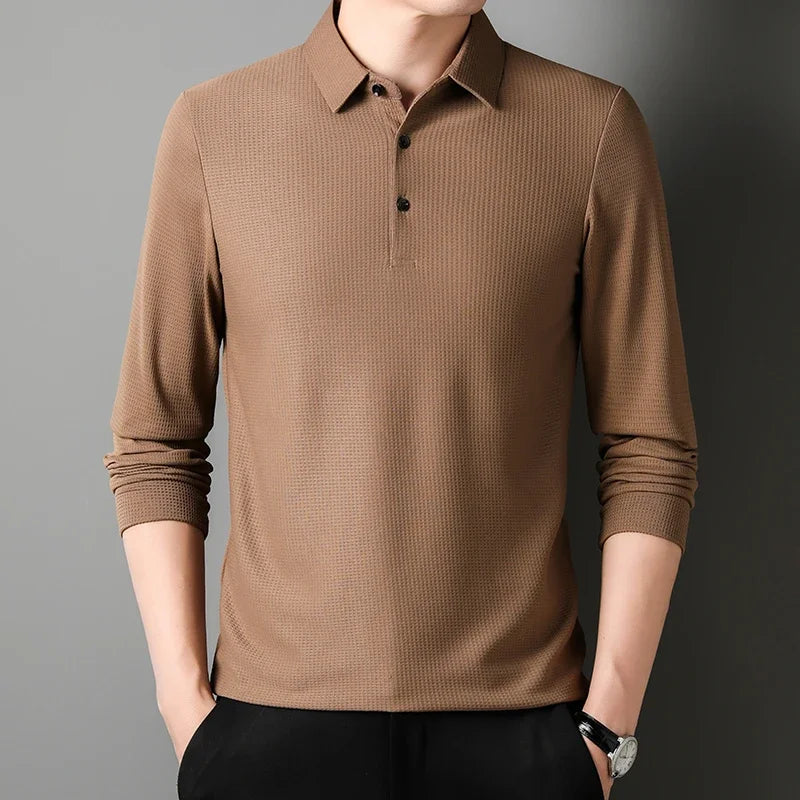 Pull Haut raffiné à manches longues pour homme by Lélio