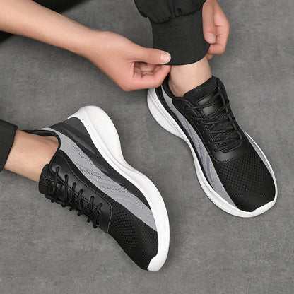 Chaussures de sport pour hommes en mesh léger et respirant