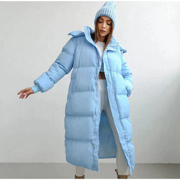 Luxe Hiver - Manteau long en laine épaisse et confortable