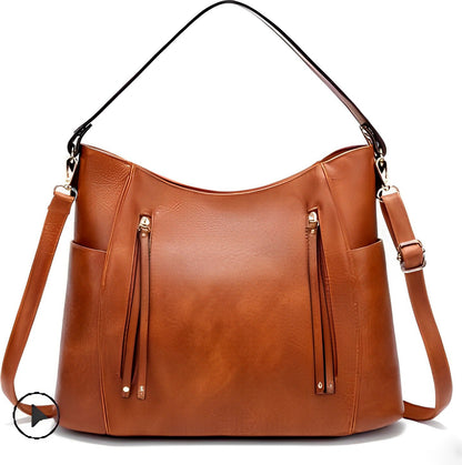 Luxe Femme - Portefeuille en cuir vieilli premium pour élégance intemporelle