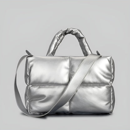 Sac Emily Élégant en Cuir Matelassé Multifonction avec Bandoulière Polyvalente
