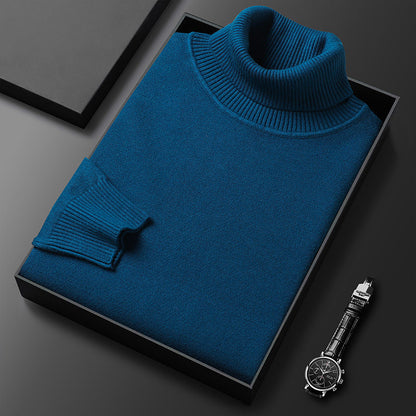 Élégance Suprême - Pull à col roulé en cachemire haut de gamme pour homme