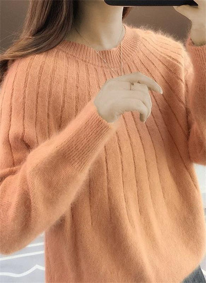 Sophie Leclair - Pull en cachemire de luxe pour femmes aux nuances élégantes de fourrure