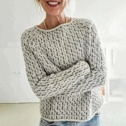 Luxe Asiatique - Pull raffiné - Coupe bateau élégante