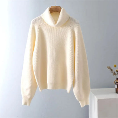 Pull-over Col Roulé Élégant Clara pour Femme
