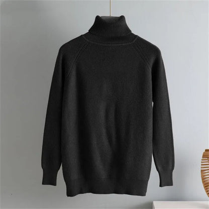 Pull-over Col Roulé Élégant Clara pour Femme