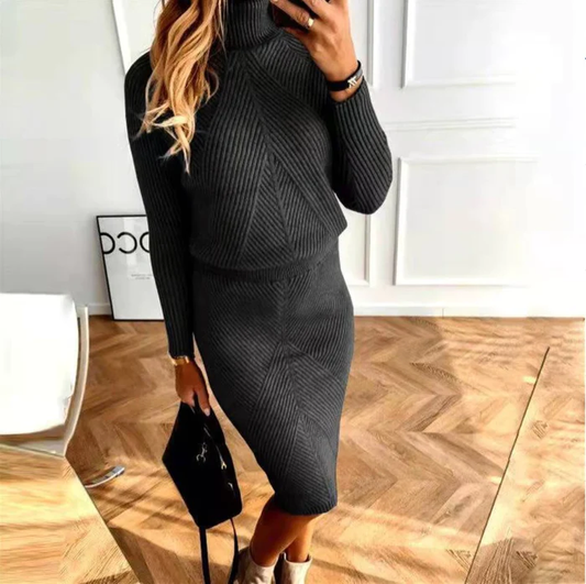 Isadora Luxe - Robe en maille élégante et ultra-confortable
