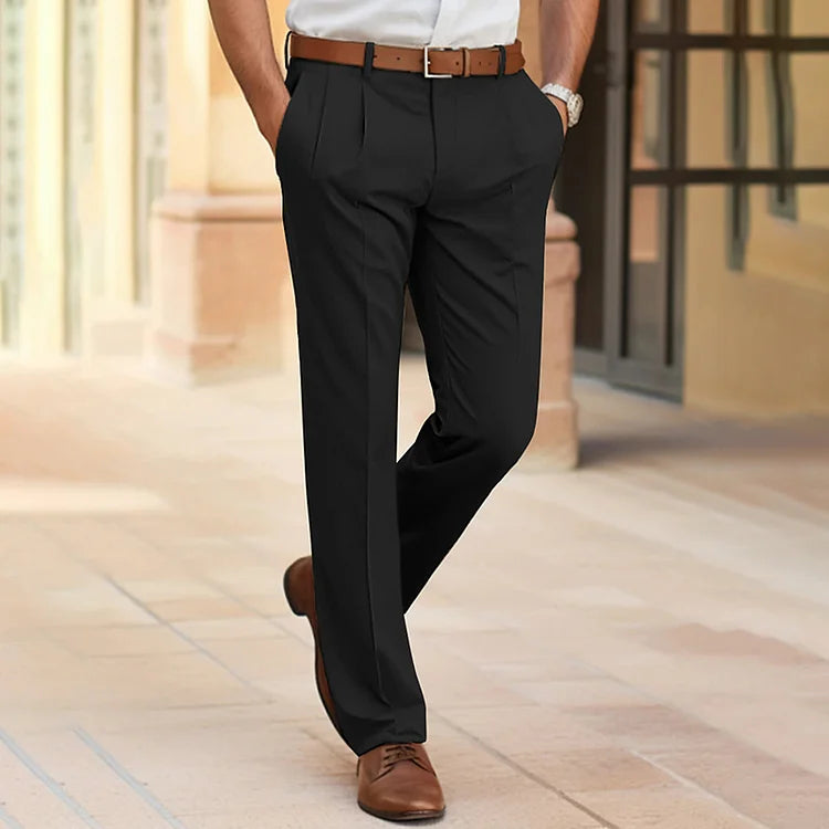Pantalon Chic Élégance - Pantalon Décontracté à Poches pour Homme