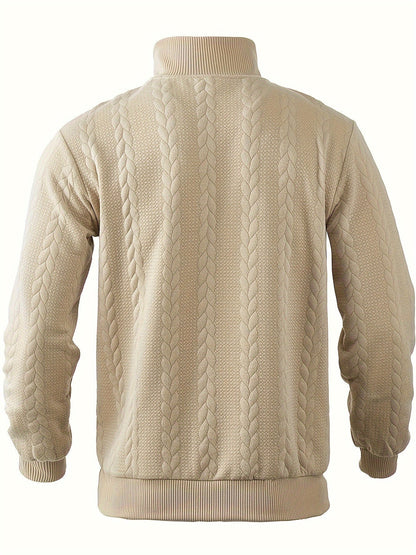 Pull rétro homme avec col zippé élégant