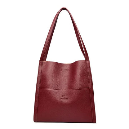 Luxe Moderne - Sac à bandoulière en cuir minimaliste haut de gamme