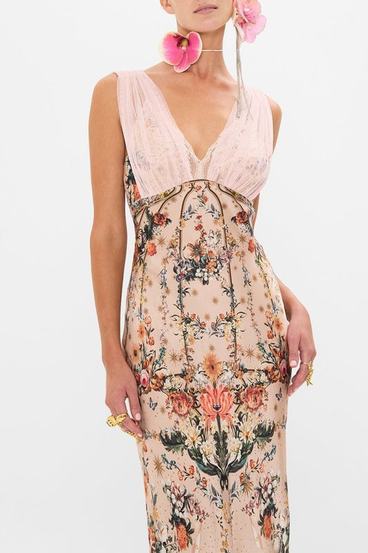 Ravissante Élégance - Robe Maxi à Décolleté en V
