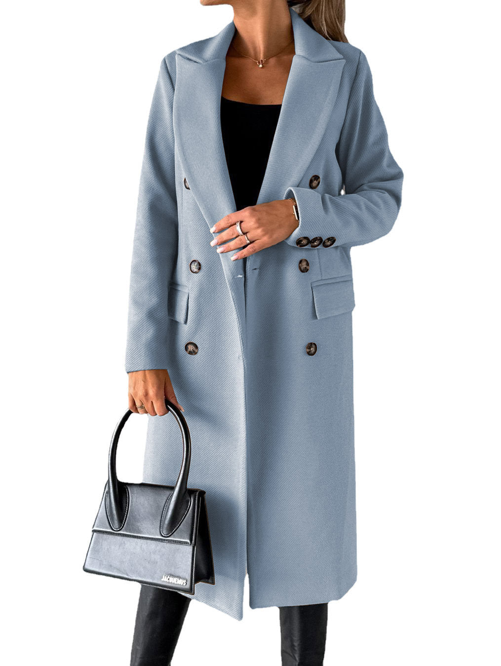 Leront - Manteau d'hiver trench-coat premium