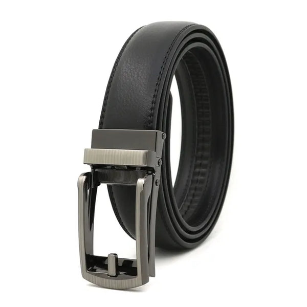 Ceinture Luxe Homme sans Trou en Cuir Véritable - Élégance et Confort Premium
