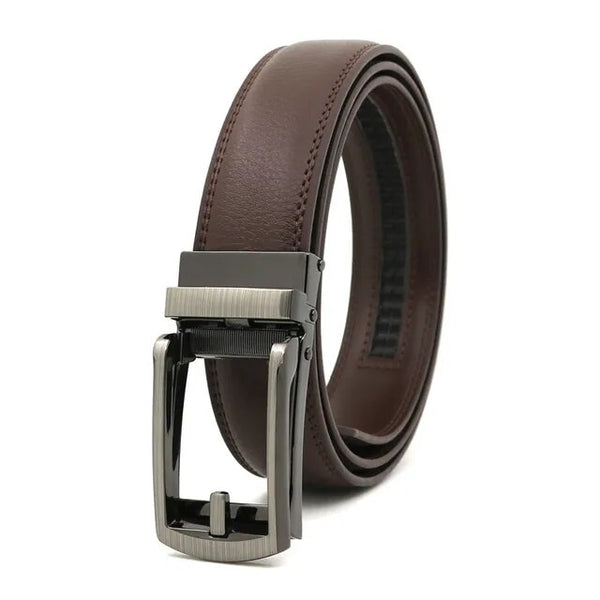 Ceinture Luxe Homme sans Trou en Cuir Véritable - Élégance et Confort Premium