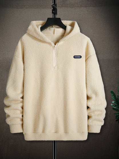 LuxeHood - Sweat-shirt en polaire avec capuche haut de gamme